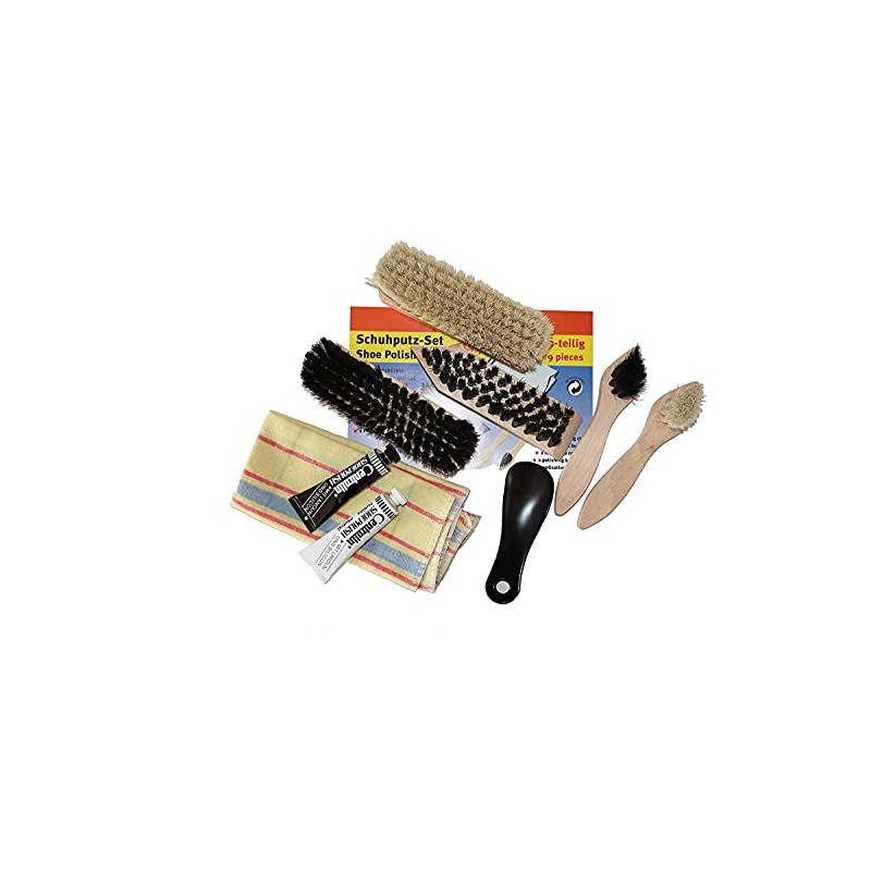Shoe care 9-piece - Travel Set