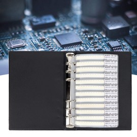 Jeanoko 0201 Series 51 Types Capacitors Electronic Components Assortment Kits for Electronic Components Sample Book Black Electrical and Engineering