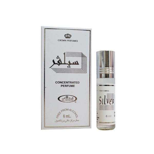 Silver - 6ml (.2 oz) Perfume Oil by Al-Rehab (Crown Perfumes) by Al-Rehab