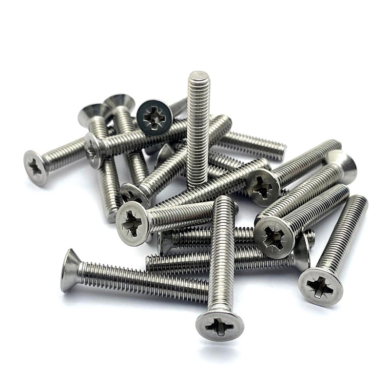 M6 x 40mm Countersunk Machine Screw DIN965 - A4 (316)