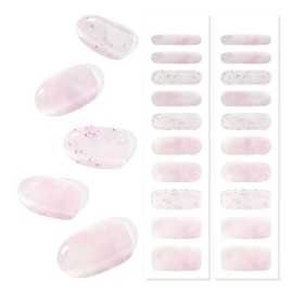 Topforce Gel Nail Seal, Nail Seal, Curing Type, Gel Nail Seal, For Hand Use, Just Apply (20 Long Sheets), Long Lasting, Gel Nail Seal, Cured Nail, Popular Design, Easy Off