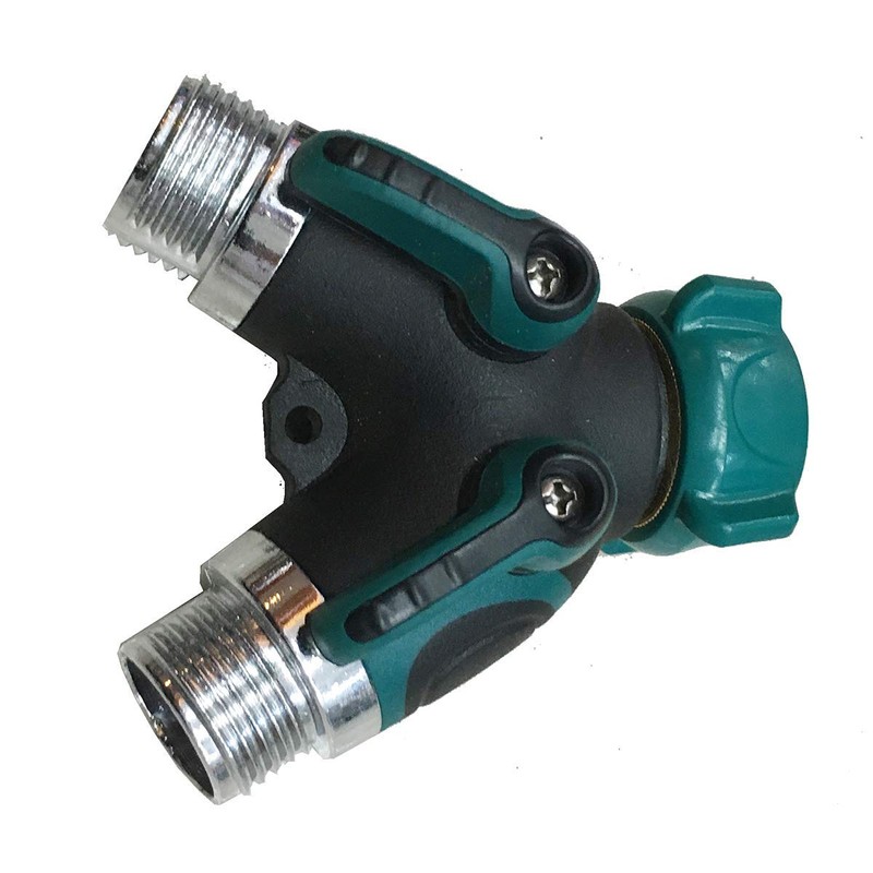 Soytich 2-Way Y-Splitter for Inlet Hoses, 3/4 Inch, Brass, Water
