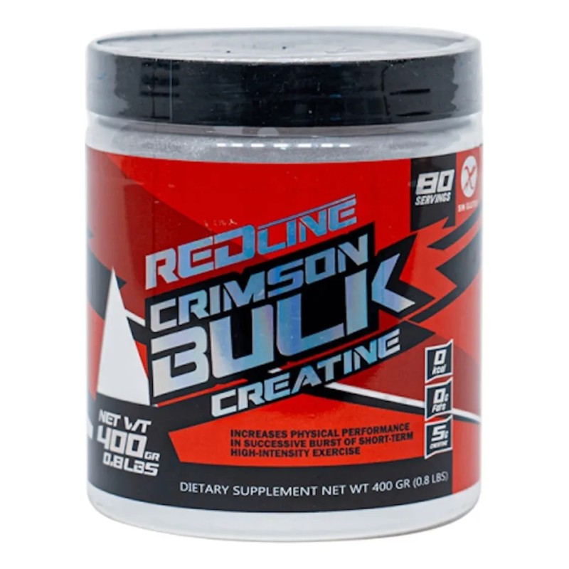 Redline Creatina Monohidratada Crimson Bulk 80 Servis Sfn