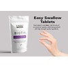 Biotin Hair Growth Supplement, 30-365 Tablets (1 Month to Full