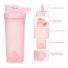 botella para gym Vaso Shaker Mezclador Con Bola Proteína Gym