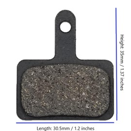 Dlh Western Bicycle Disc Brake Pads Compatible with B03S Shimano Tektro Deore Pads (2 Pairs)