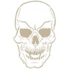 TODO-STENCIL Airbrush Stencil Skull 028 External Dimensions: 20 x 30 Inner Dimensions Design 17 x 27 cm