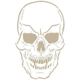 TODO-STENCIL Airbrush Stencil Skull 028 External Dimensions: 20 x 30 Inner Dimensions Design 17 x 27 cm