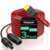 Hiutgowt 12AWG XT60 Solar Cable 3FT, Solar to XT60 Cable