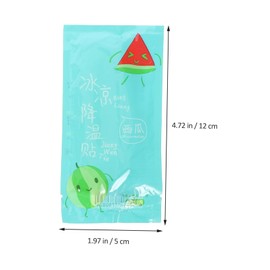 IWOWHERO 80pcs Instant Ice Pack Cooling Patches for Hot Weather Fever Soothing Pads for Boys and Girls Cooling Patch Random Style