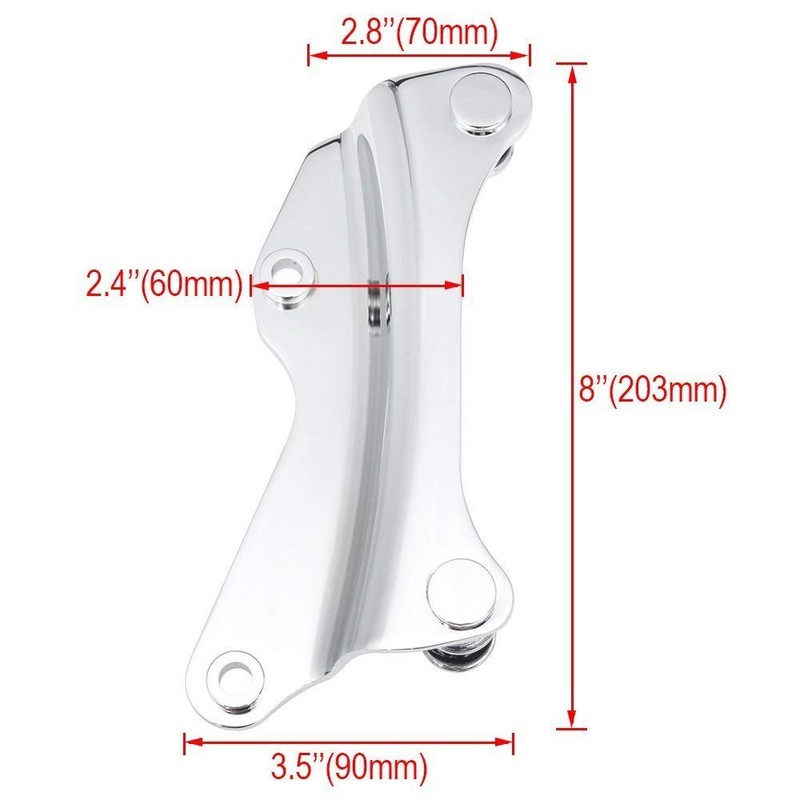 Motorcycle 4-Point Docking Hardware Kit Fits for Harley Touring Models