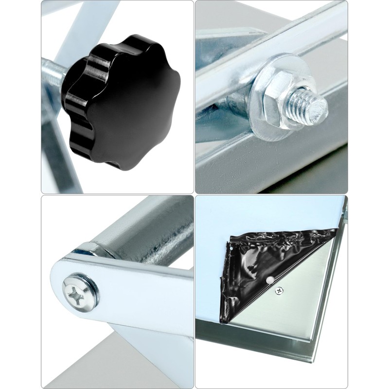 QWORK Lift Tables, 12"x12" Lab Scissors Jack, 304 Stainless Steel