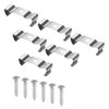 MECCANIXITY T8 Clips Bracket Hanger Fluorescent Tube Light Fixture Holder