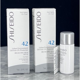 Shiseido NEWShiseido SPF 42 Urban Environment Broad Spectrum SPF 42-0.23 oz NIB) LOT OF 2