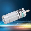 Black Silver Mini Gear Motor Low Noise High Torsion Robust