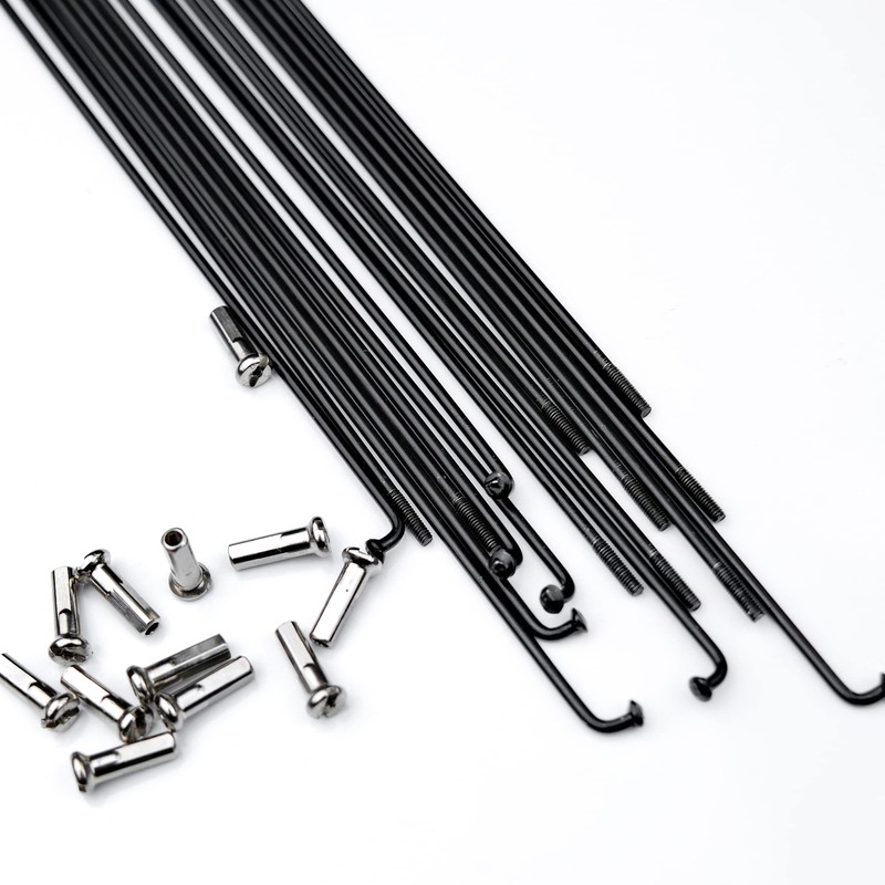 LUXU 14G J Bend Mountain Bike Spokes,Road Bicycle Wheel Spokes,Anti