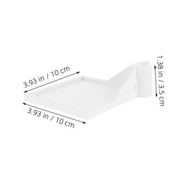 Parliky Grow Tent Corner Shelf Bracket Pole Clamp for Hygrometer Camera and Planting Equipment Lightweight Portable Support for Stable Grow Tent Pole Mount Easy Install Accessories for