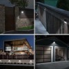 Unbranded 6 pcs 20LED Solar Powered PIR Motion Sensor Light