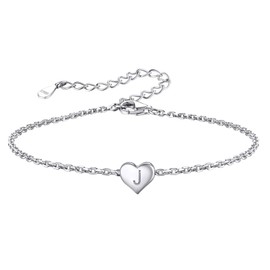 925 Silver Bracelet for Women Heart Bracelet Auntie Gifts Initial Bracelet Women Bracelet