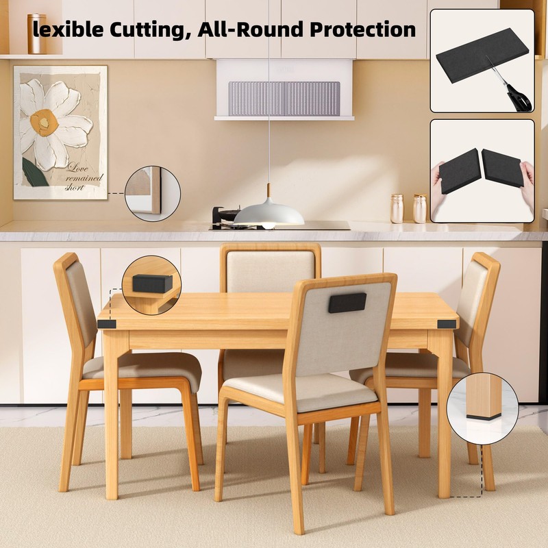 Furniture Wall Protectors, IPEROT 23Pcs EVA Foam Headboard Stoppers for
