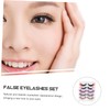 Baluue Grafting Eyelashes Curl Synthetic Lashes Natural Look for Easy