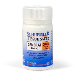 Schuessler Tissue Salts Comb 12 (General Tonic) 125Tabs