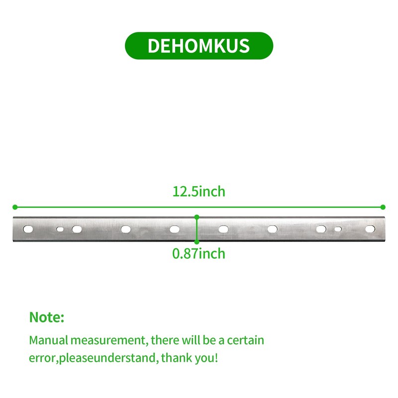 DEHOMKUS DW734 Planer Blades Replacement for DW7342, 12-1/2 Inch Laminated