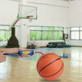 MengH-SHOP Inflator Ball Pump Set Inflatable Tool with Needles Flexible Hose Nozzle for Basketball Football Volleyball Rugby 14pcs