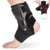 Soporte de Tobillo,tobilleras Deportiva de Compresi?n Ajustable, Negro, M