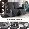 TAOCOCO 100% Waterproof Loveseat Recliner Cover, Non Slip Split Recliner