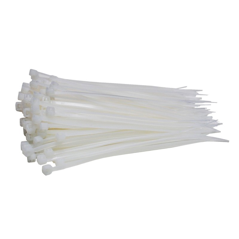 Pack of 100 Cable Ties Green 100 mm x 2.5