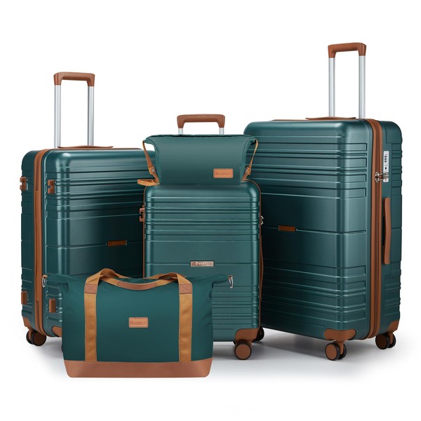 CASELLY Luggage Set 3 Piece Luggage with TSA Lock,Hardshell PC+ABS