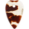 HOSCO PK-T-M07 Tortoise Shell Guitar Picks for Mandolin 0.03 inch