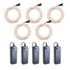 MaxLax EL Wire 5 Pack, 9ft Neon Light Wire Noise