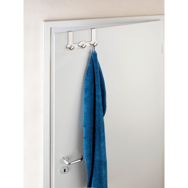 Wenko 4468040100 Door Hook Rabbet Upto 2 cm, 22.5 x
