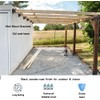 VANROUG 2 x 2 Square Fence Pole Flange Base Pergola