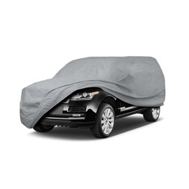 Seal Skin Covers Multi Layers PEVA SUV Cover Waterproof Rainproof Snowproof UV Protection All-Weather Outdoor Cover for Automobiles, Universal Fit for SUV (201" - 214")