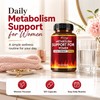 Metabolism Support Capsules for Women – 120 Count Daily Wellness
