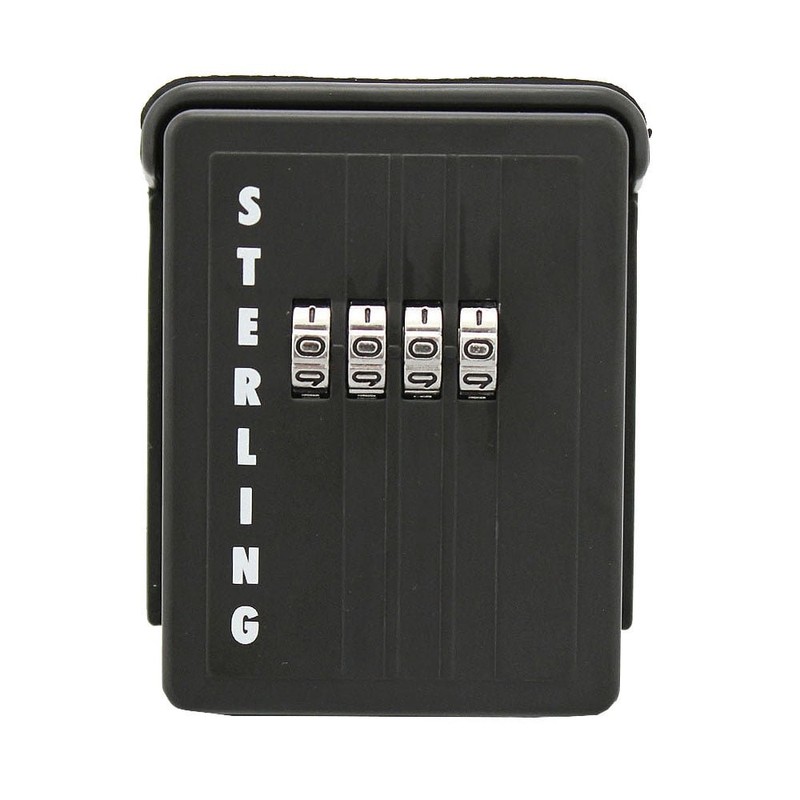 Sterling Key Storage Box, Zinc, Black, KeyMinder 1