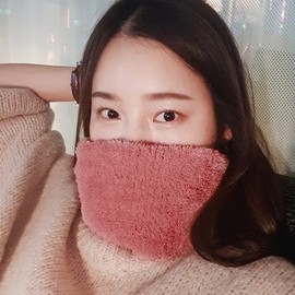 Soft Fleece Long Neck Warmer for Winter Black 5ea