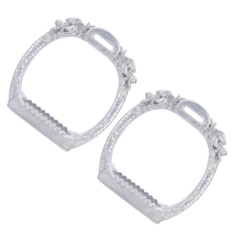 Stainless Steel Electroplated Lightweight Safety Stirrups Horse Riding Racing Accessory