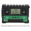 Solar Controller 12V 24V Charge Discharge PV Regulator LCD Display