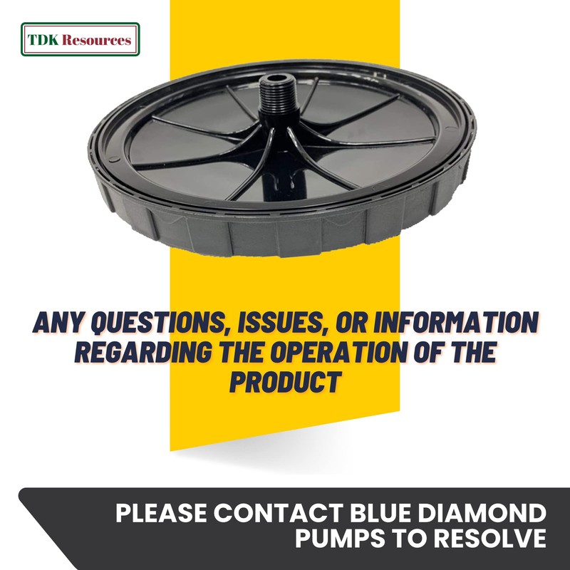 Diamond Pumps 12 Inch Round Disc Air Diffuser Replacement Aerator