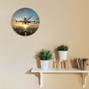 The Geeky Days Airplane - Reloj de pared de dos