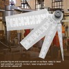 Taper Gage Set, Stainless Steel Welding Taper Feeler Rulers Hole