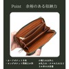 Airstellia Men's Long Wallet, Genuine Leather, Large Capacity, Cowhide Leather,