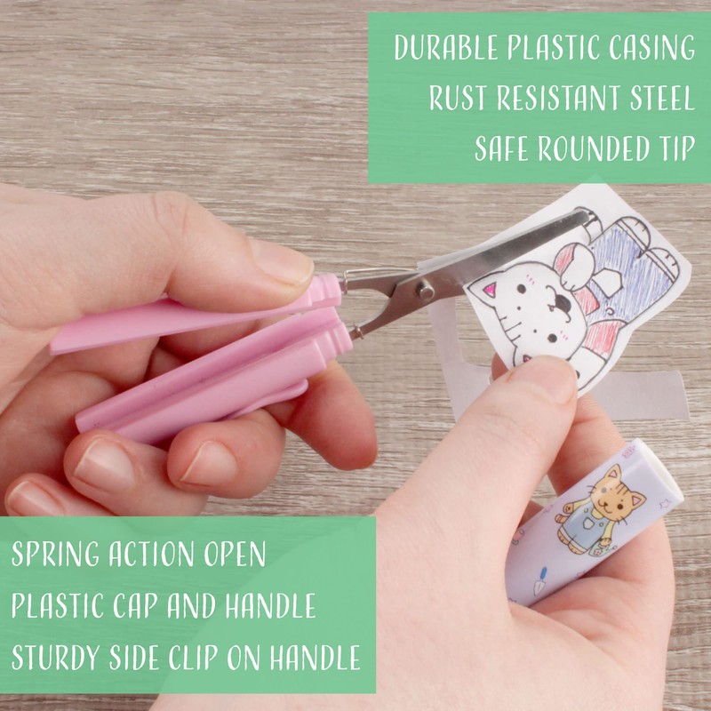 Mini Pen Portable Travel Scissors - Garden Kitty - 1