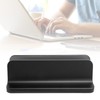Aluminum Alloy Laptop Stand Vertical Adjustable Notebook Computer Storage HolderBlack