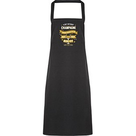 Hippowarehouse A day without champagne probably wouldn't kill me but why risk it? Apron kitchen cooking painting DIY onesize adult