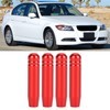 4Pcs Aluminium Door Lock Pin Buttons Knob Cover Trim Fit